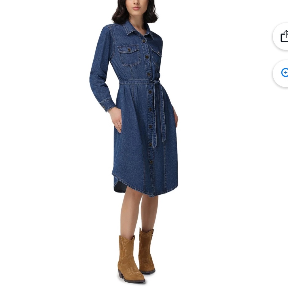 Frye Denim Shirt Dress  size Large